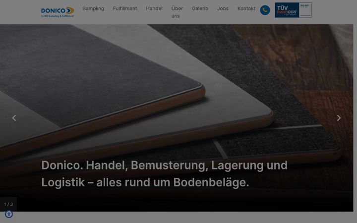 Screenshot von donico.de