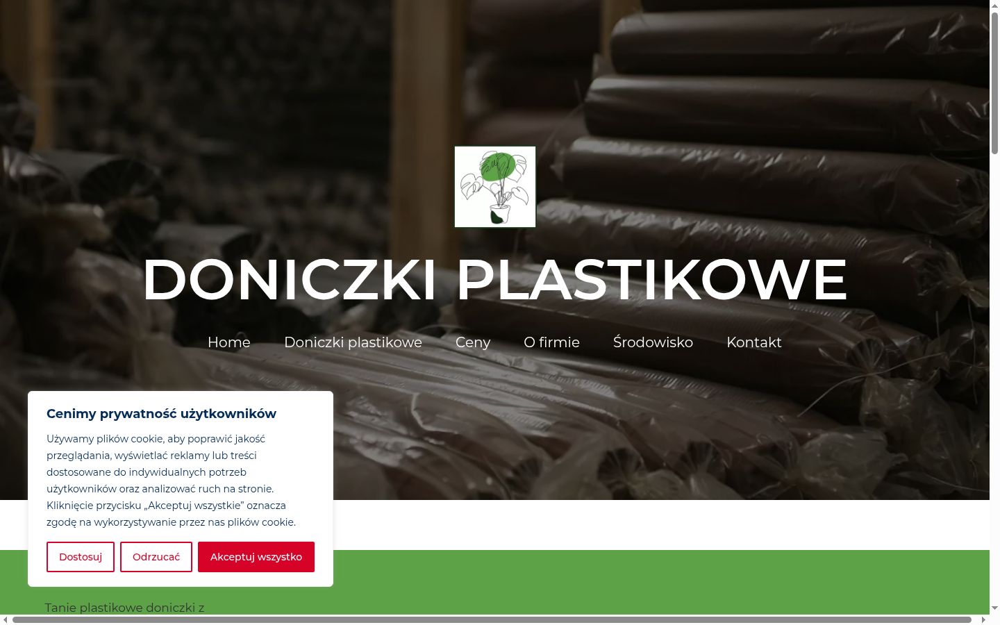 Snímek obrazovky baneru souhlasu zobrazeného před jakoukoli interakcí