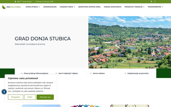 Screenshot of donjastubica.hr