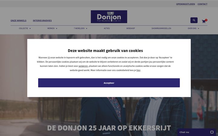 Screenshot ta' donjon.nl