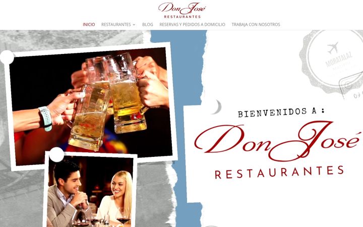 Skjermbilde av donjoserestaurantes.es