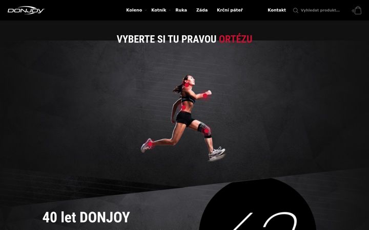 Ekrano kopija donjoy.cz