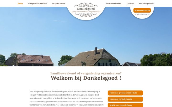 Captura de ecrã de donkelsgoed.nl