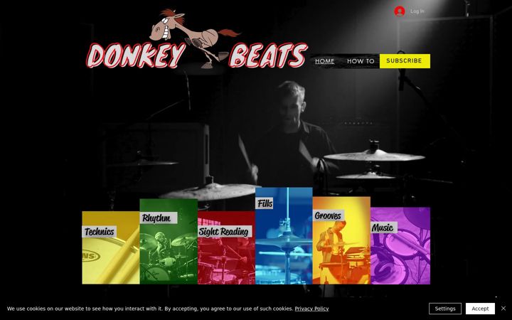 Screenshot του donkeybeats.com