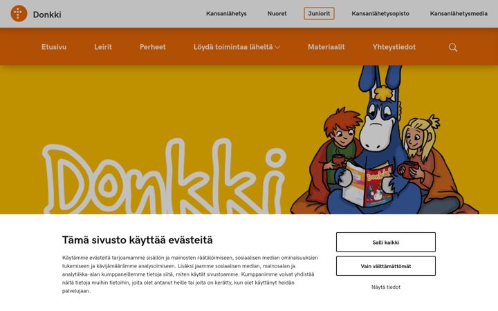 Екранна снимка на donkki.net