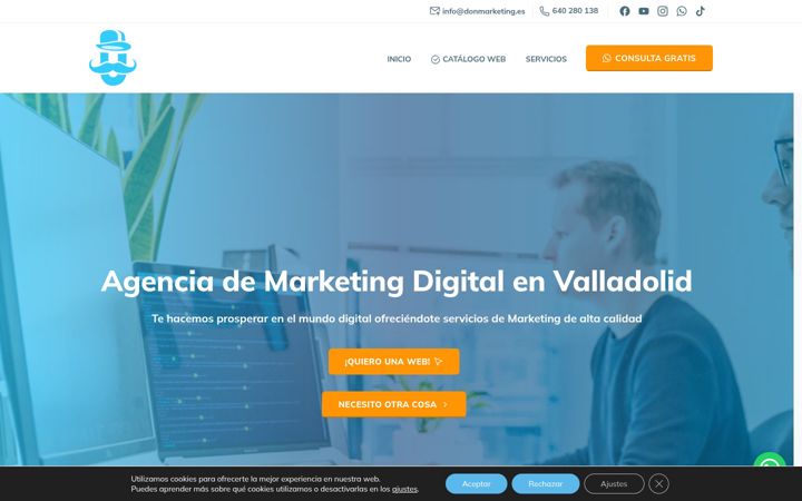 Screenshot of donmarketing.es