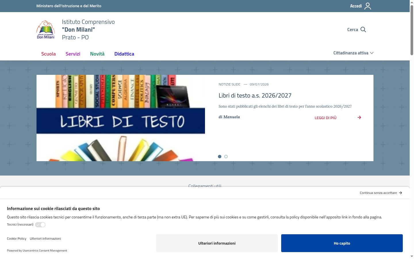 Zrzut ekranu banera zgody wyświetlanego przed jakąkolwiek interakcją