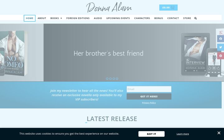 Screenshot of donnaalam.com
