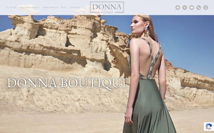 Screenshot of donnaboutique.es