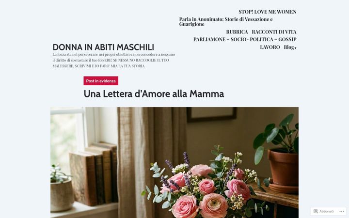 Screenshot of donnainabitimaschili.com