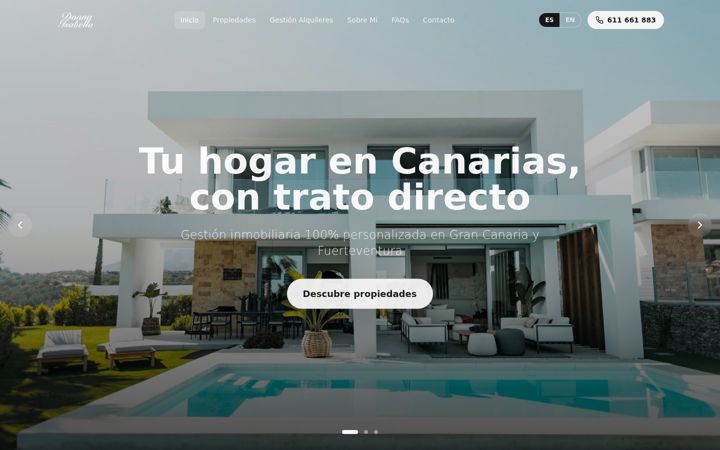 Screenshot of donnaisabellainmobiliaria.com