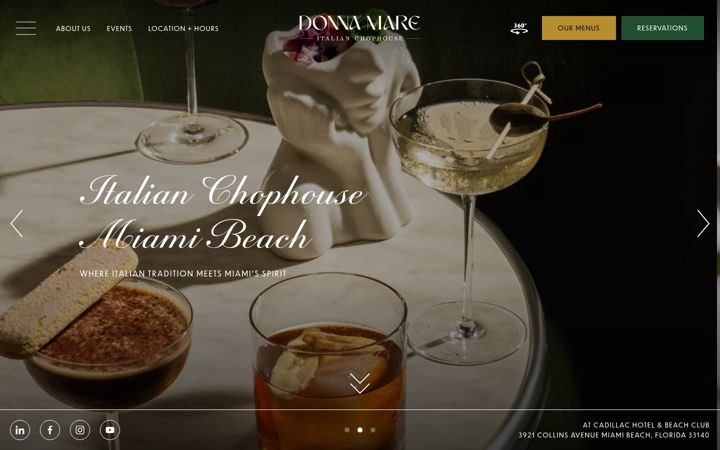 Screenshot of donnamare.com