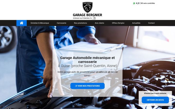 Screenshot of donnay-automobiles-bergnier.fr