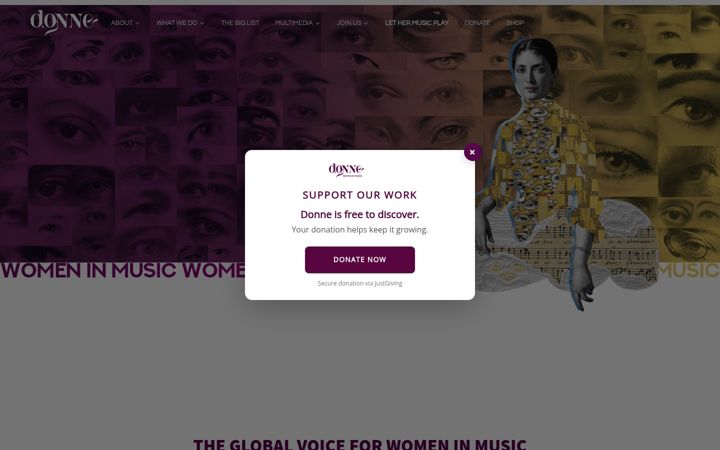 Screenshot of donne-uk.org