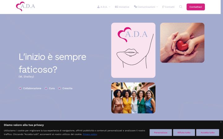 Screenshot of donneattive.org