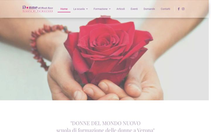Screenshot of donnedelmondonuovo.it
