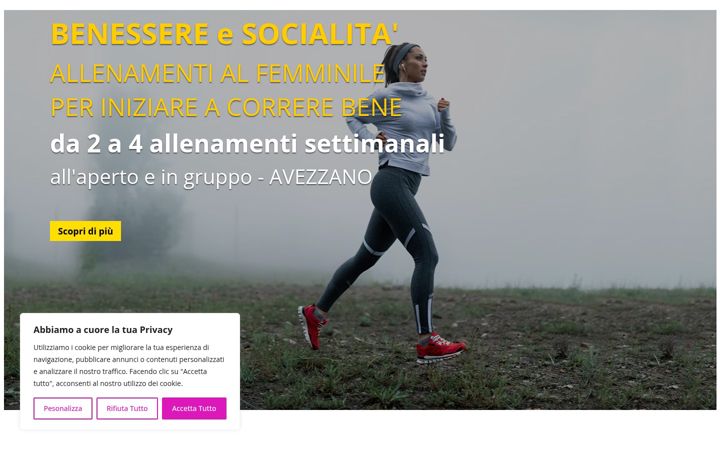 Screenshot of donnedicorsa.it