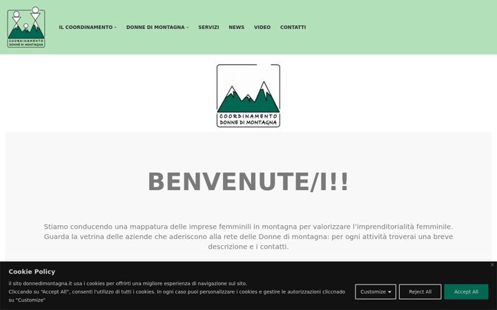 Screenshot of donnedimontagna.it