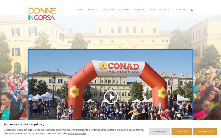 Screenshot of donneincorsa.it