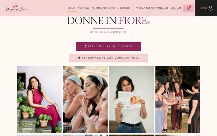 Screenshot of donneinfiore.it