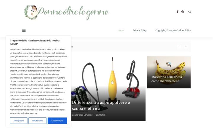 Screenshot of donneoltrelegonne.it