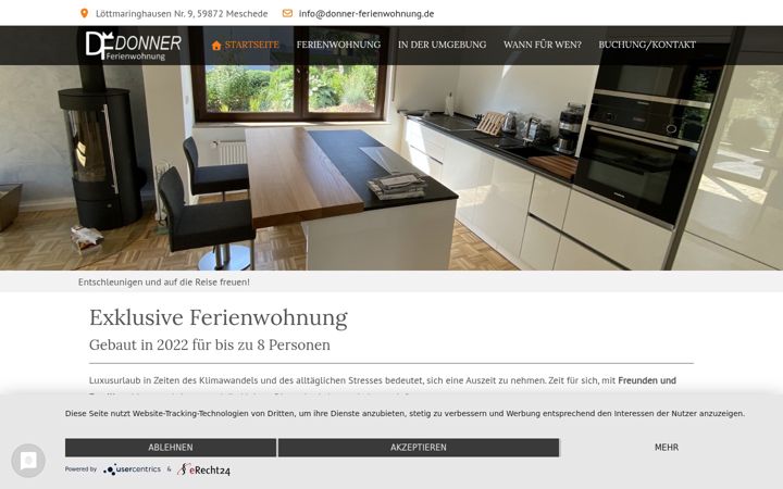 Screenshot von donner-ferienwohnung.de