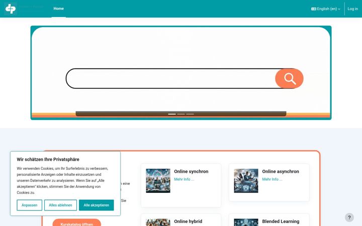 Screenshot of donner-learning.de