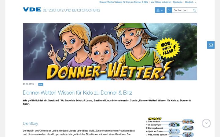 Kuvakaappaus sivustosta donner-wetter.info