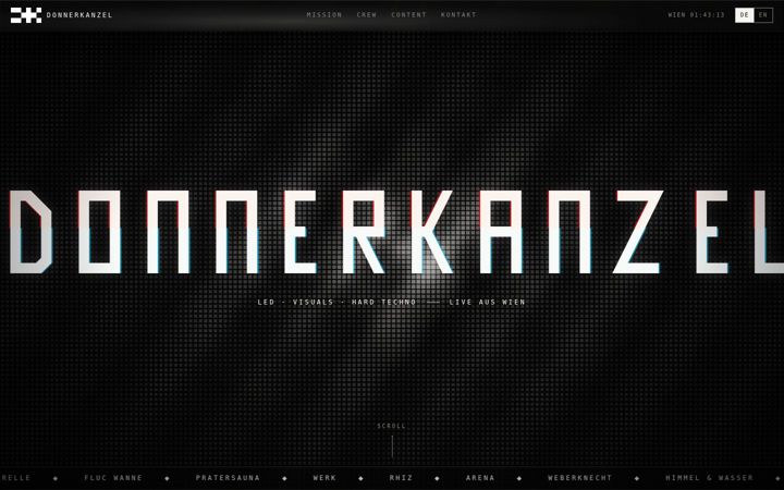 Screenshot of donnerkanzel.com