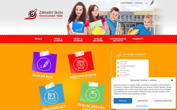 Ekrano kopija donovalskazs.cz