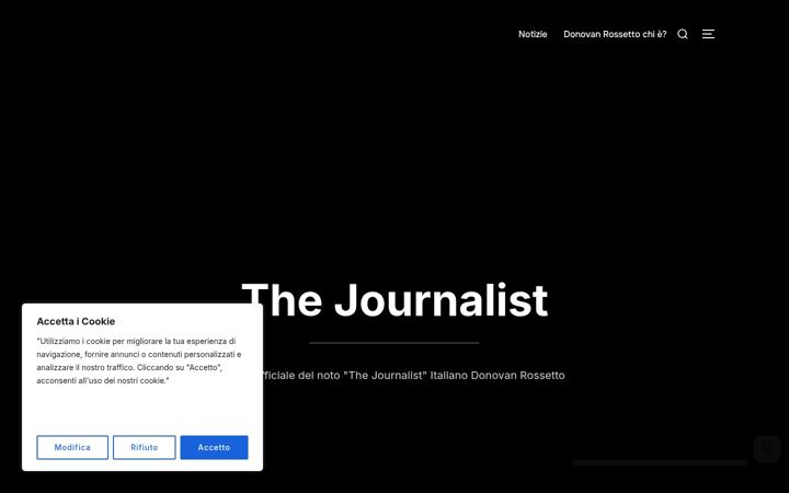 Screenshot of donovanrossetto.it