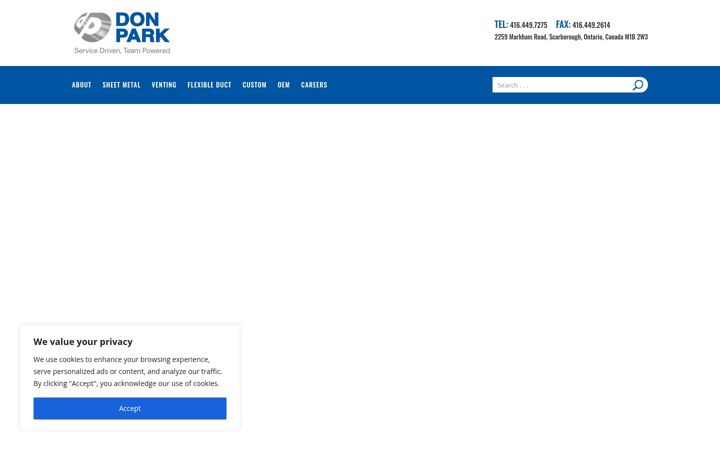 Screenshot of donpark.com