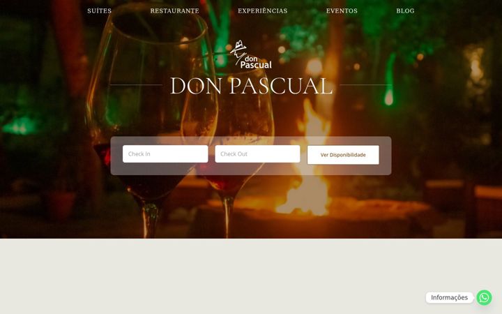 Snimka zaslona za donpascual.com.br