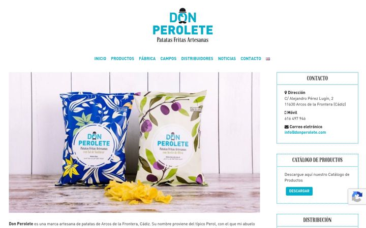 Screenshot of donperolete.com