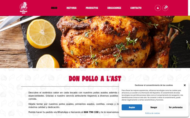 Screenshot of donpolloalast.com