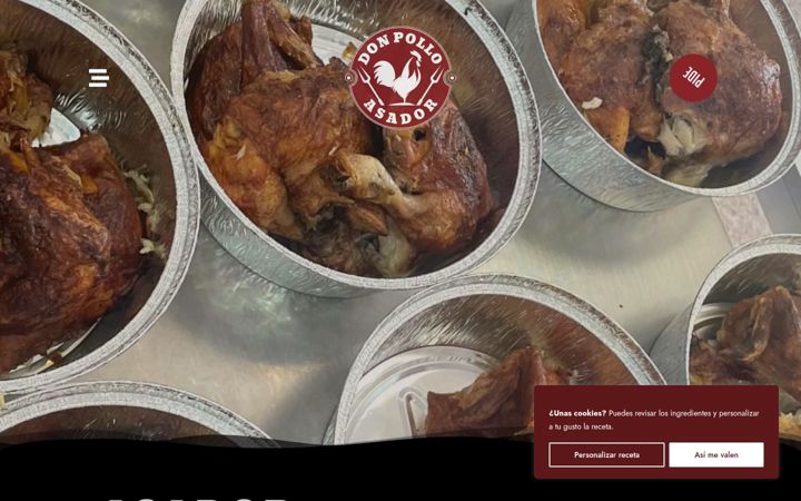 Screenshot of donpolloaranjuez.com