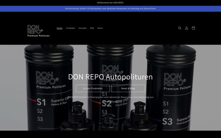 Screenshot of donrepo.de
