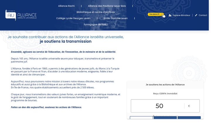 Screenshot di dons-aiu.org