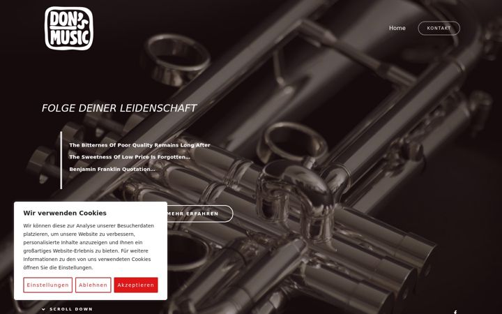 Screenshot of dons-music.de
