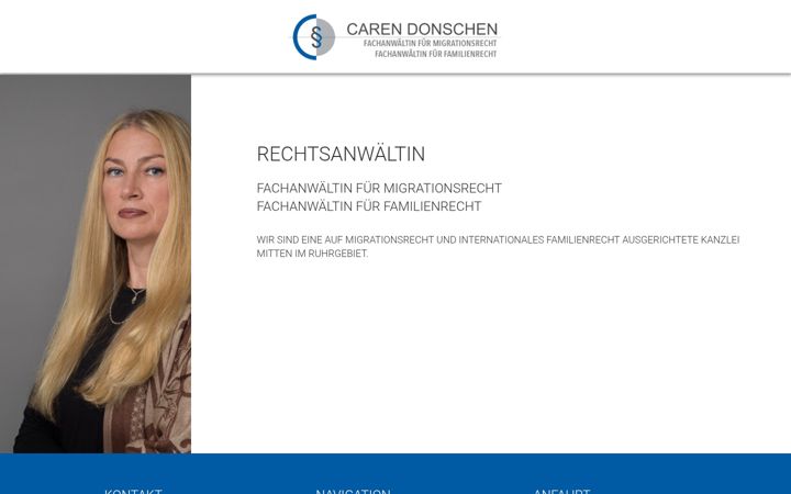 Screenshot of donschen-lawyer.de