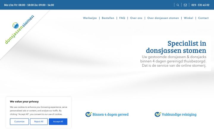 Skjermbilde av donsjassenstomen.nl