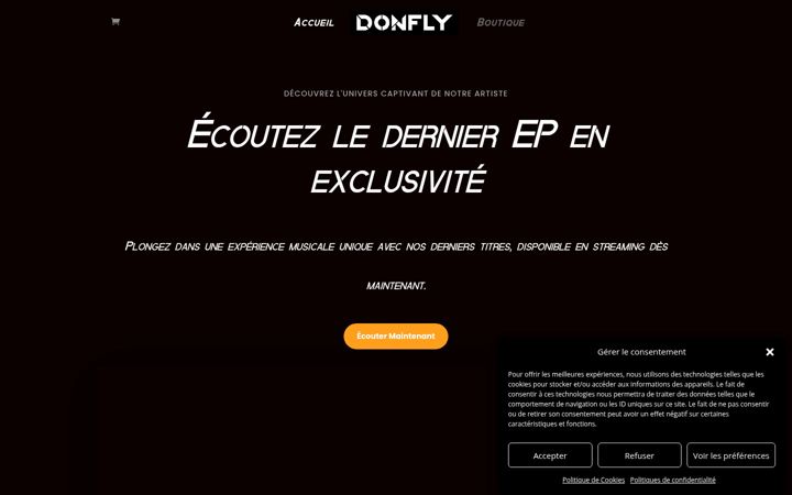 Screenshot of donstore.fr