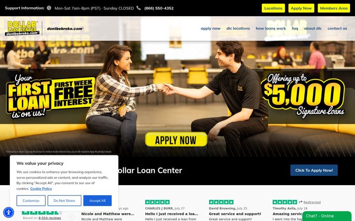 Screenshot of dontbebroke.com
