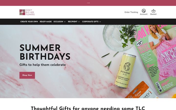 Screenshot of dontbuyherflowers.com