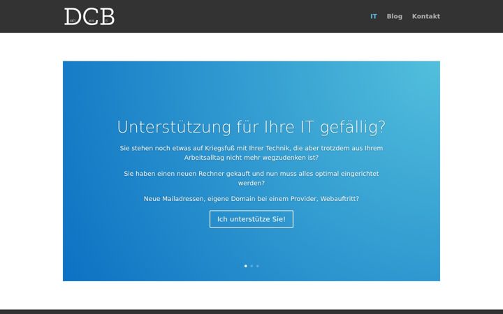 Screenshot of dontcarebit.de