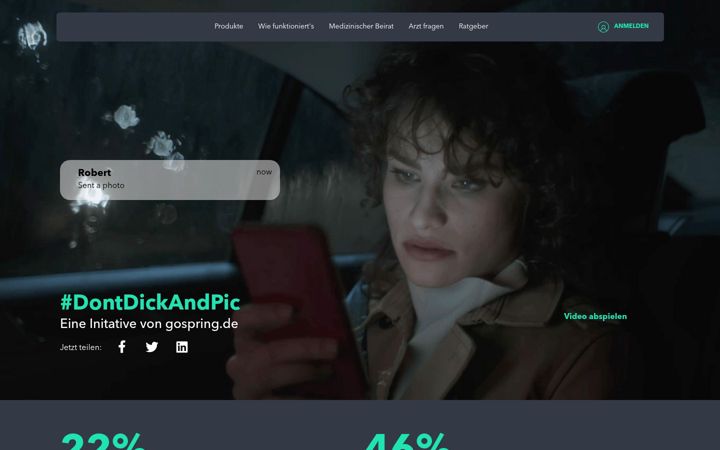 Screenshot of dontdickandpic.com