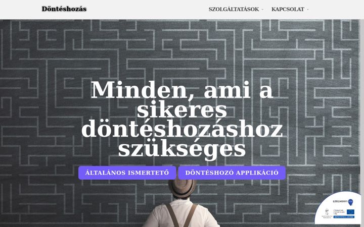 Screenshot of donteshozas.hu