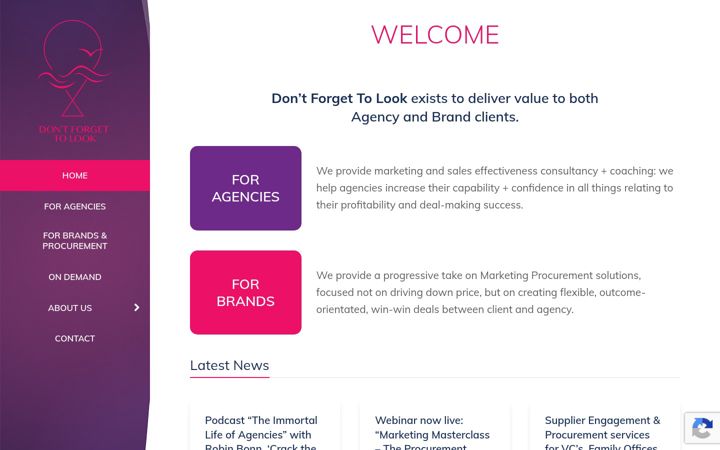 Screenshot of dontforgettolook.com