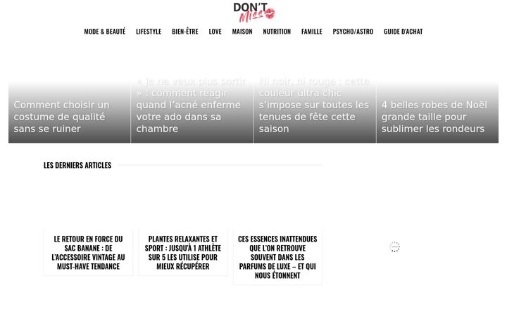 Screenshot of dontmiss.fr
