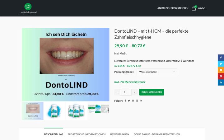 Screenshot ta' dontolind.de